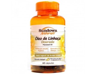 Óleo de Linhaça Dourada - 120Cápsulas - Sundown Naturals    