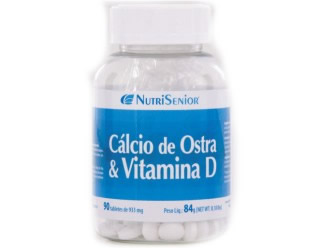 Cálcio de Ostra e Vitamina D - 90 Tabletes - NutriSenior