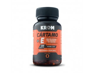 Cártamo + E (120 caps) - KROM Suplementos 