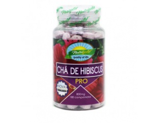 Chá de Hibiscus Pro - 180 comprimidos - Nutrigold