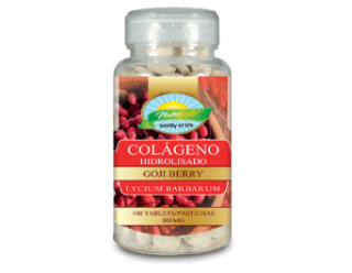Colágeno Hidrolisado Goji Berry + Vit. C - 180 Comprimidos - Nutrigold