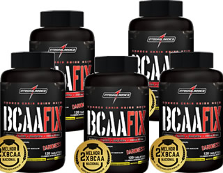 Combo 5x unidades BCAA Fix 120 Tabs - Integralmédica