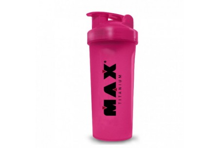 Coqueteleira Rosa - 700Ml - Max Titanium