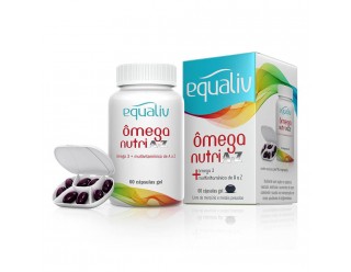 Ômega 3 + Multivitaminico de A a Z - 60 caps - Equaliv