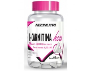 L-Carnitina Hers - 500 mg- 60Tabletes - NeoNutri