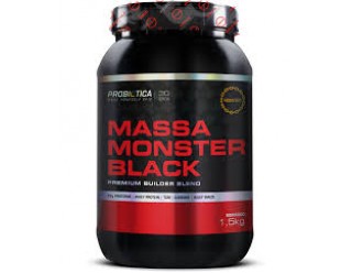 Massa Monster Black 1,5Kg - Probiótica - New Formula -