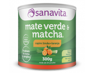 Mate Verde e Matcha - 300g - Sanavita