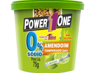 Amendoim Temperado Zero Sódio - 75g - Power 1 One